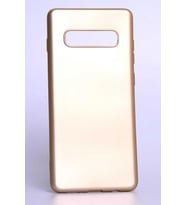 Galaxy S10E Kılıf Kamera Çıkıntılı Soft Silikon (Gold)