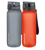 Uzspace 2'li Tritan Matara Seti 800 ml 14 Farklı Renk Seçeneği FiftyFifty (Gri)