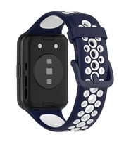 Huawei Watch Fit 2 Kordon Nike Spor Kordon (Lacivert-Beyaz)