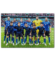 Cakapuzzle İtalya Uefa Euro 2021 Şampiyonluk Pozu Puzzle Yapboz MDF (Ahşap) (500 Parça)