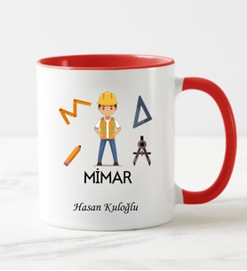 Mimar Kupa Bardağı (Kırmızı)