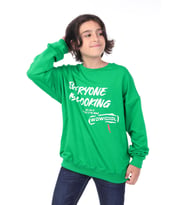 Toontoy Erkek Çocuk Baskılı Sweatshirt (Koyu Yeşil)