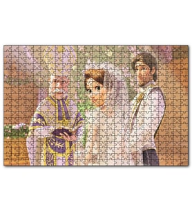 Cakapuzzle Prenses Rapunzel Evlenme Töreni Görseli  Puzzle Yapboz MDF (Ahşap) (1000 Parça)