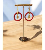 Handcraftedbyoz, Sevgililer Günü Özel, Kalbinizin Anahtarı Takı Seti (Kırmızı - Altın Rengi)