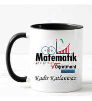 Matematik Öğretmeni  Kupa Bardağı (Siyah)