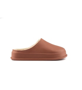 Aurora İçi Kürklü Unisex Ev İçi Terlik (Gül Kurusu)
