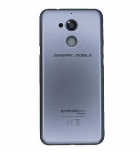 General Mobile GM8 Arka Kapak Pil  Batarya Kapağı ORJİNAL (Gümüş)