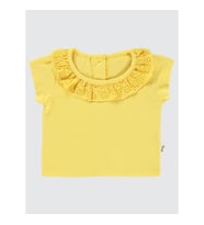 Civil Baby Kız Bebek Tişört 6-18 Ay Sarı (Sarı)
