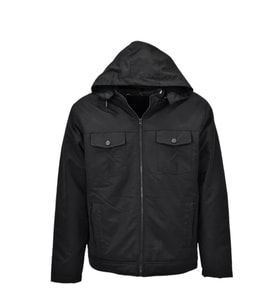 Erkek Spor Kapüşonlu Mont BGL-ST03938 (Siyah)