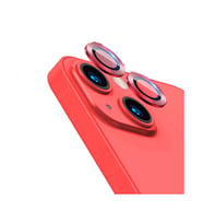 Uyumlu Model Apple iPhone 13 Kamera Lens Koruyucu Çerçeveli Koruyucu CL-02 (Kırmızı)