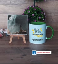 Mühendisler Günü Hediyesi Fotoğraflı Dekoratif Taş, Kupa Bardak Beyaz Hediye (Model 14)