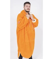 Panchy Canky Erkek Panço Giyilebilir Battaniye (Turuncu)