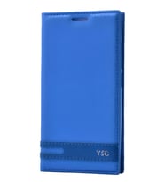 Huawei Y5C Honor Bee Kılıf Elite Kapaklı Kılıf (Mavi)