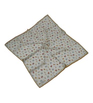 Mısırlı Eşarpları  Silky Cocoon Eşarp (Beyaz-Altın)