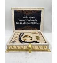 BABALAR GÜNÜNE ÖZEL KURAN-I KERİM SETİ - KİŞİYE ÖZEL YAZILAR İLE (Model 1)