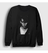 Presmono Unisex Beyaz Young V2 Johnny Depp Sweatshirt 354981tt (Siyah)
