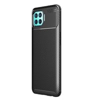 Oppo A73 Kılıf Elde Kaymayan Kamera Korumalı Silikon Kılıf (Siyah)
