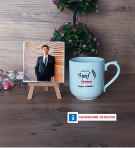 Sınıf Öğretmeni Fotoğraflı Dekoratif Taş, Kupa Bardak Beyaz Hediye (Model 5)