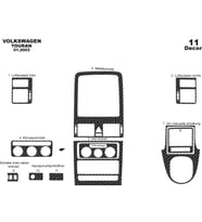 Meriç® Volkswagen Touran Ön Torpido Kaplama Maun 11 Parça 2003-2009 (Karbon)