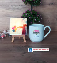 Fransızca Öğretmeni Fotoğraflı Dekoratif Taş, Kupa Bardak Beyaz Hediye (Model 5)
