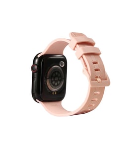 Apple Watch 7 41mm KRD-23 Silikon Kordon (Pembe)