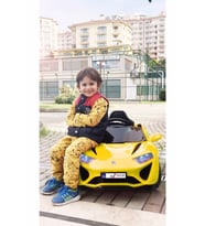 Uj Toys Jagor Akülü Araba 12V (Sarı)
