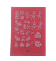 60 Yaprak Çizgili Defter Plastik Kapak A-5 1 Adet PP Kapak Küçük Boy Çizgili Defter 60 Sayfa A5 Desenli Kapak (Kırmızı)