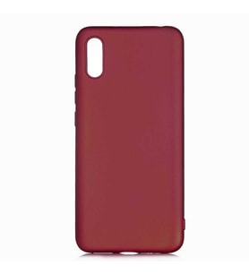 Xiaomi Redmi 9A Kılıf Soft Mat Premier Case (Mürdüm)