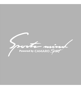 Sports Mind CHEVROLET CAMARO Sports Sticker siyah 21x10 CM (Beyaz)