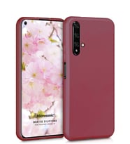 Microsonic Matte Silicone Huawei Nova 5T Kılıf (Mor)