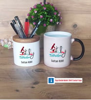 Patoloji Teknikeri Kalemlik, Kupa Bardak T Kişiye Özel Hediye Tıp Bayramı Hediyesi (Model 3)