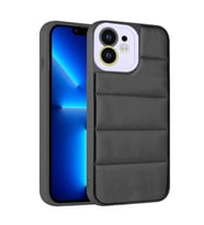 Apple iPhone 11 Kılıf Kamera Korumalı Airbagli Renkli Zore Seksek Kapak (Siyah)