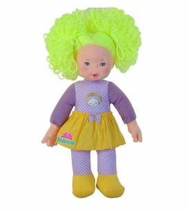 35 Cm Sevimli Saçlı Oyuncak Efsane Lahana Bebek (Sarı)