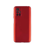 Xiaomi Redmi 10 2022 Kılıf Kamera Korumalı Silikon Rubber Arka Kapak (Kırmızı)