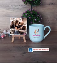 Kadın Kuaförü Fotoğraflı Dekoratif Taş, Kupa Bardak Beyaz Hediye (Model 5)