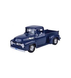 1956 Model Klasik Ford F-100 Picup Araba Motormax 1:24 (Mavi)