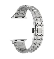 Apple Watch 42mm Zore KRD-83 Metal Kordon (Gümüş)