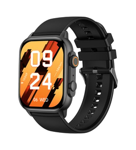 Zcwatch V1223 Amoled 4.9 cm Hd, Bt Call, Al Asistan Spor&sağlık Yaşam Koçu, Gps Akıllı Saat (Siyah)