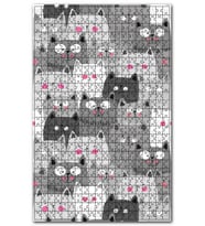 Cakapuzzle Animasyonlu Kedi Yavruları Görseli Puzzle Yapboz MDF (Ahşap) (500 Parça)