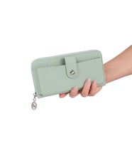 Bagacar Bozuk Para ve Telefon  Bölmeli Kullanışlı Cüzdan Mor (Mint Yeşili)