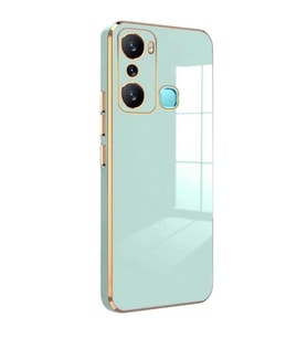 Microsonic Infinix Hot 20i Kılıf Olive Plated Siyah (Yeşil)