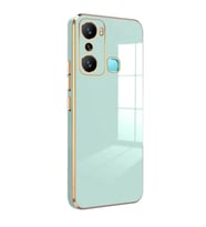 Microsonic Infinix Hot 20i Kılıf Olive Plated Siyah (Yeşil)