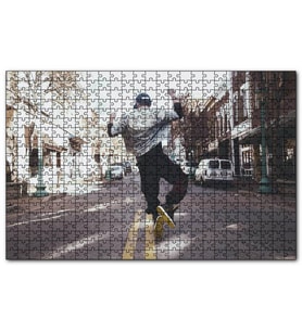 Cakapuzzle Boş Caddede HipHop Genç  Puzzle Yapboz MDF (Ahşap) (500 Parça)