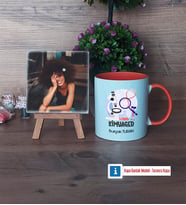 Kimyager Fotoğraflı Dekoratif Taş, Kupa Bardak Beyaz Hediye (Model 13)