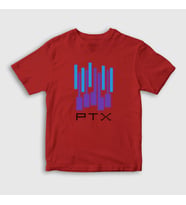 Presmono Unisex Çocuk Beyaz Ptx Pentatonix T-Shirt 75288tt (Kırmızı)