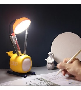 Led Masa Lambası Karikatür Usb Uçak Göz Koruması İçin Çalışma Masa Işığı (Sarı)