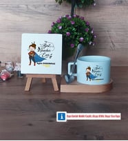 Kadın Öğretmene Hediye Dekoratif Taş, Kupa Bardak Kırmızı Hediye (Model 7)