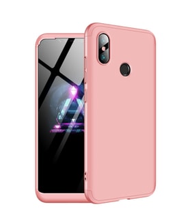 Microsonic Xiaomi Mi 8 SE Kılıf Double Dip 360 Protective (Rose)