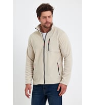 Monox Erkek Outdoor Fermuarlı Polar Ceket (Bej)