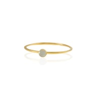 Kadir Jewellery Zirkon Taşlı Ayarlanabilir 22 Ayar Altın Kaplama Bilezik (Beyaz)